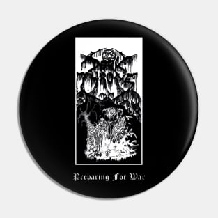 Darkthrone Preparing For War Black Metal Pin