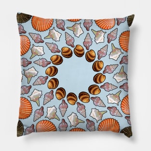 Seashell Mandala 2 Pillow