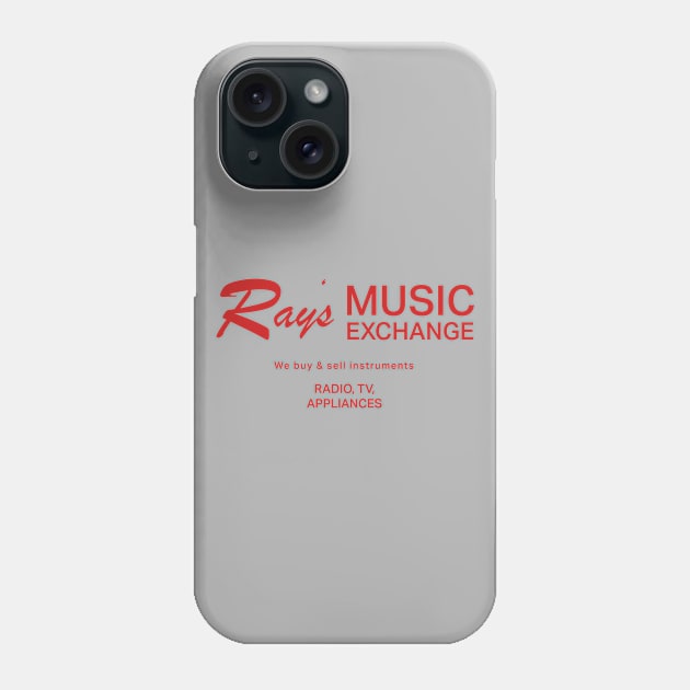 Ray's Music Exchange. Phone Case by deadright