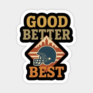 Good Better Best Bears – Bear Claw Motivational Sports Fan Magnet