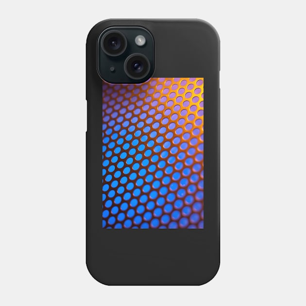 Metalic backlit shinny background Phone Case by homydesign