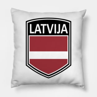 Flag Shield - Latvija Pillow