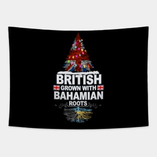 British Grown With Bahamian Roots - Gift for Bahamian With Roots From Bahamas Tapestry