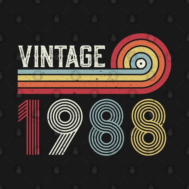 Vintage 1988 Retro Sunset by silentboy