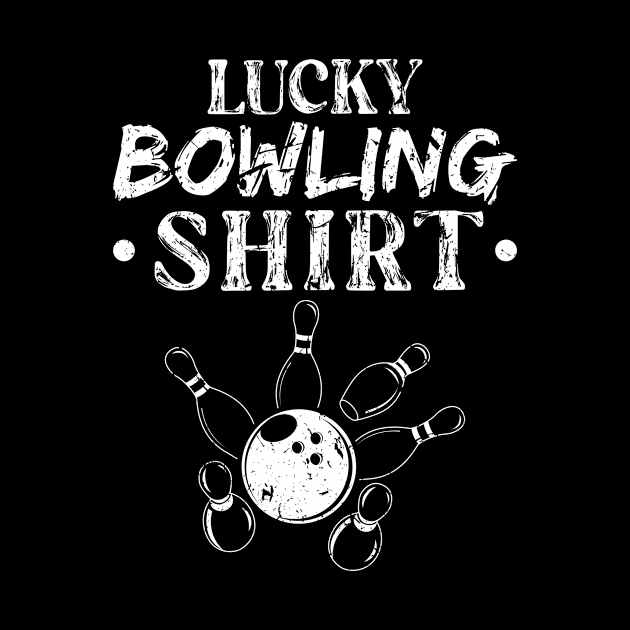 Lucky Bowling by Humbas Fun Shirts