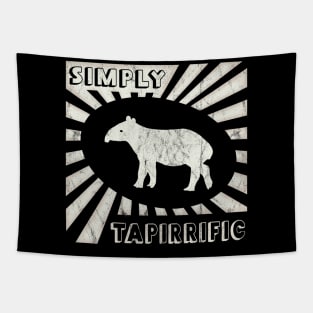 Simply Tapirrific Retro Old School 90s Tapir Tapestry