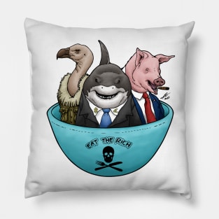 Eat The Rich! Pillow