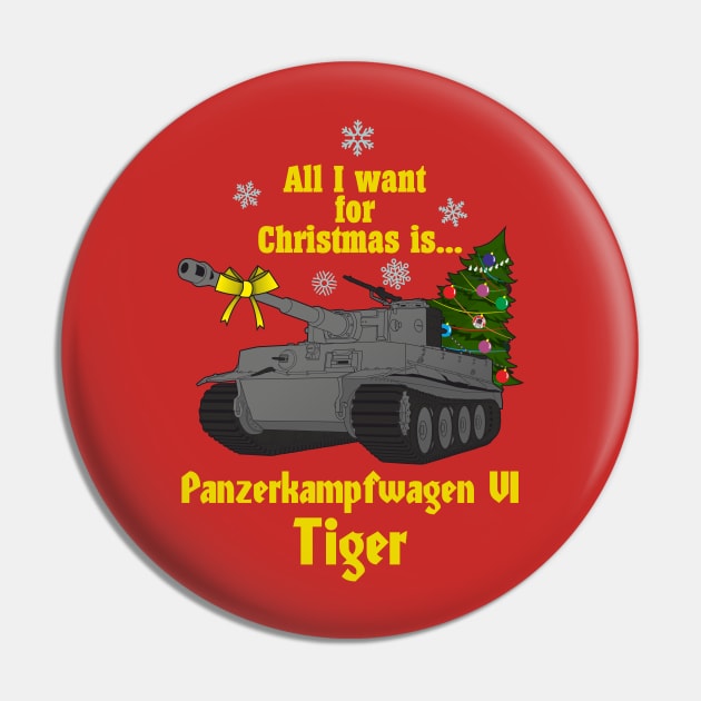 All I want for Christmas is... Pz-VI Tiger Pin by FAawRay