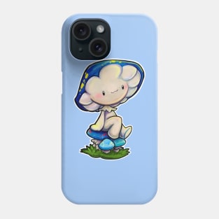 Blue mushy friend Phone Case