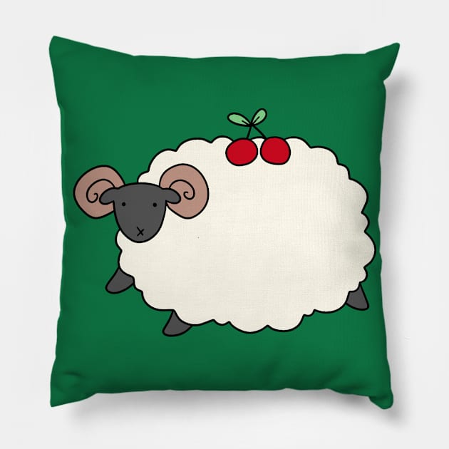 Cherry Ram Pillow by saradaboru