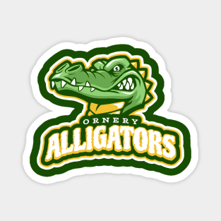 Ornery Alligators Magnet