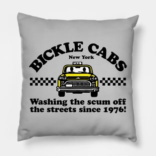 Bickle Cabs - Washing The Scum Off The Streets Since 1976 Pillow