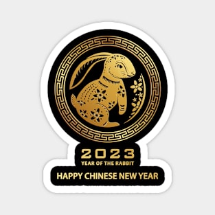 Happy chinese new year 2023 rabbit zodiac - year of the rabbit Magnet