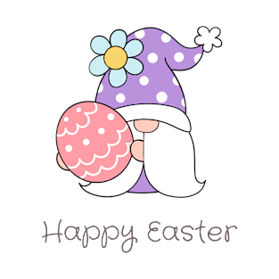 Gnome With Egg Happy Easter T-Shirt