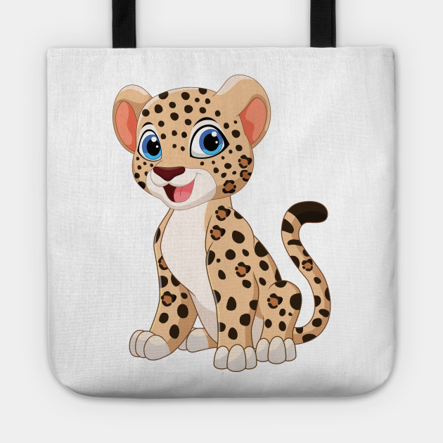 Leopard Kids Cartoon Design Leopard Tote Teepublic Au