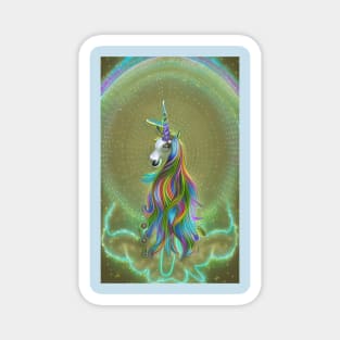 Magic Llama Unicorn in Space Magnet