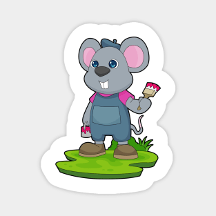Mouse Painting Paint brush Magnet
