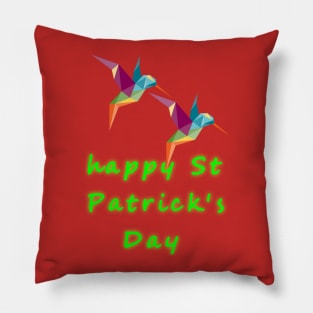 Happy St Patrick's Day Pillow