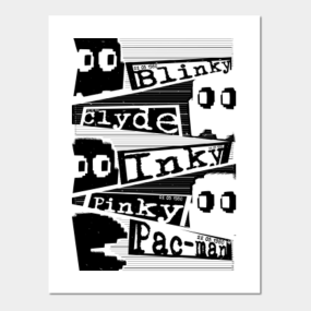 Pacman Posters And Art Prints Teepublic
