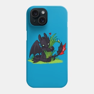 Dragons Love Grass Phone Case