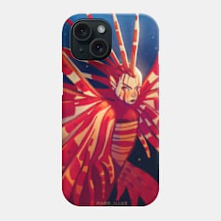 Lionfish mermaid Phone Case