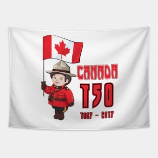 Canada 150 Years Anniversary Tapestry