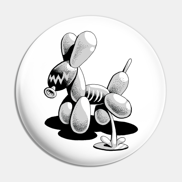 Balloon Dog - Balloon Animal - Pin | TeePublic