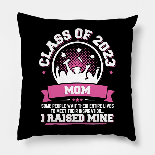 Proud Mom Of A Class Of 2023 Graduate Pillow by binding classroom