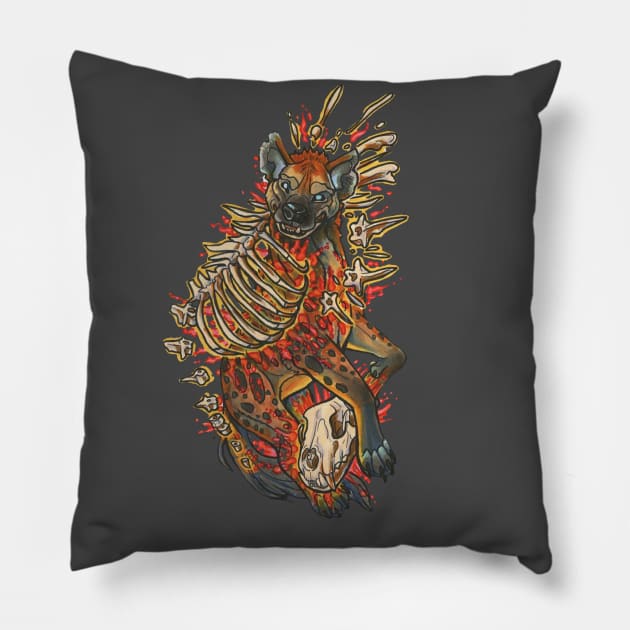 Lord of Bones Pillow by Painting Dragon Feathers