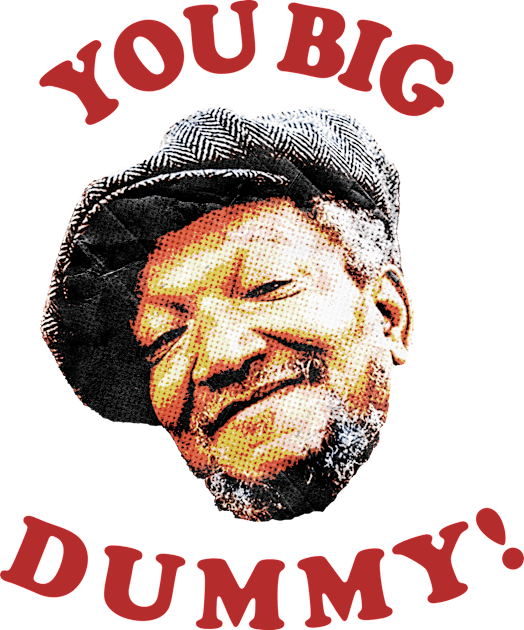 Retro You Big Dummy! Fred G. Sanford III Kids T-Shirt by Bakul Jenang