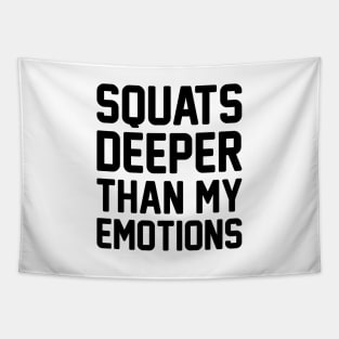 Squats over Emotions Tapestry