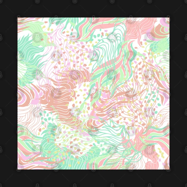 Floral Pastel Pattern by TheVintageChaosCo.