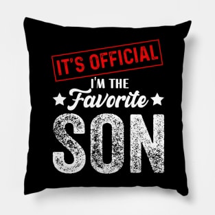 It's official i'm the favorite son, favorite son Pillow