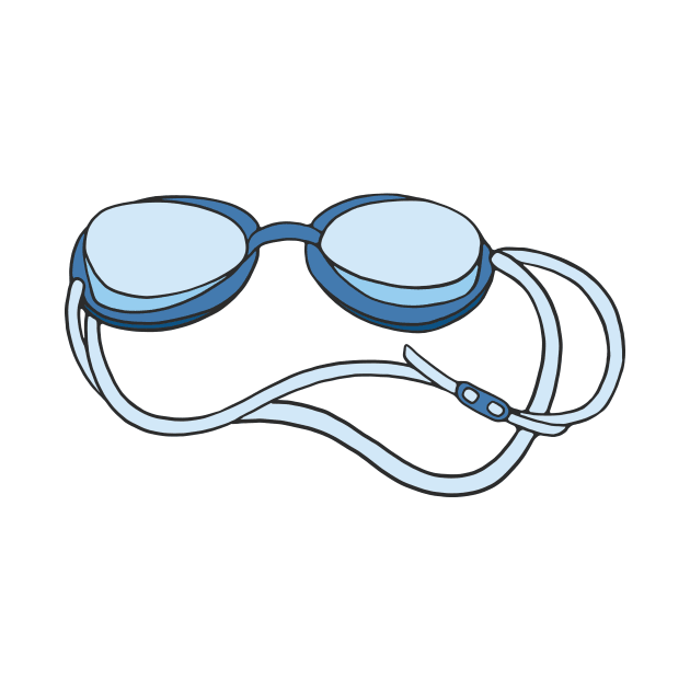 Swim Goggles by murialbezanson