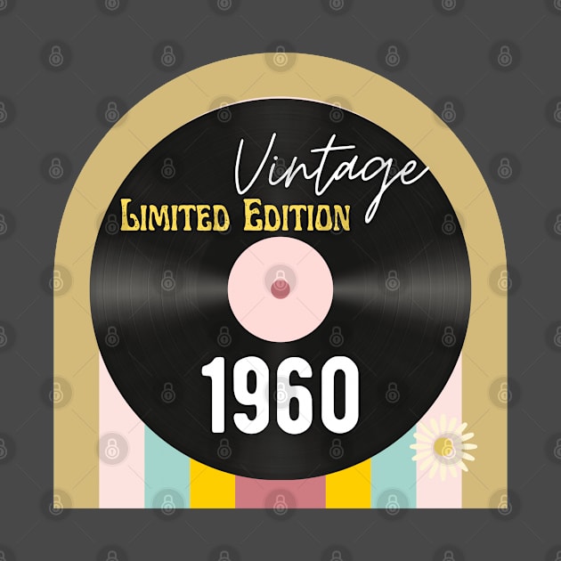 Vintage Limited Edition birthday 1960 to 2000 by Don’t Care Co