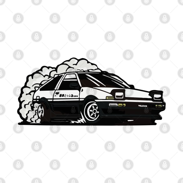 Takumi Fujiwara's Toyota AE86 [ Initial D ] by Tad