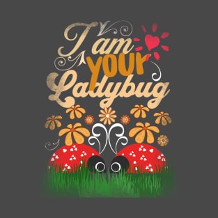 Ladybugs - Couple Matching Your - Spring Floral Love Design T-Shirt