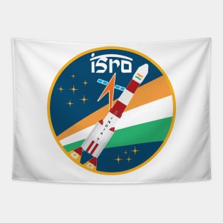 ISRO Indian Space Research PSLV Rocket Space Design Tapestry