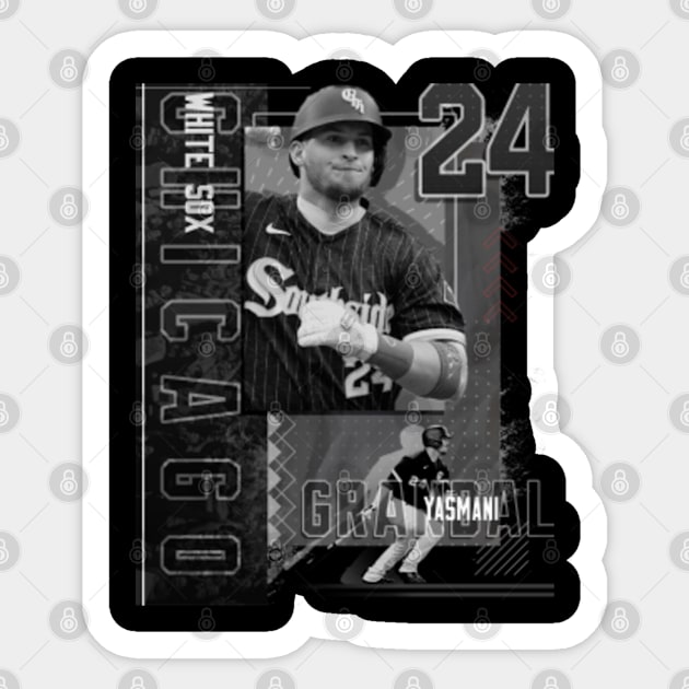 Chicago White Sox: Yasmani Grandal 2021 - MLB Removable Wall Adhesive Wall Decal Life-Size Athlete +2 Wall Decals 51W x 74H