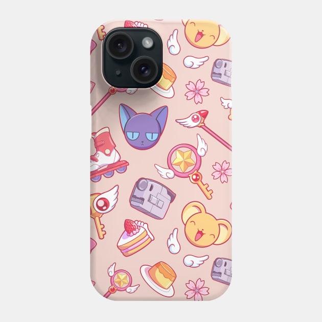 Sakura Card Captor - Peach Phone Case by LonelyBunny