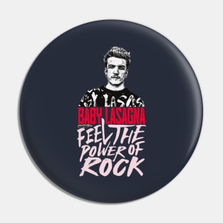 Feel the Rock Vibes Baby Lasagna Pin