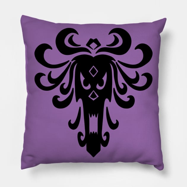 Haunted Mansion Wallpaper Pillow by BethSOS