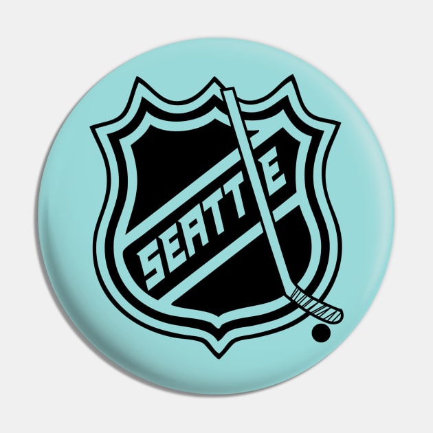 Seattle Hockey!  (Kraken / T-Birds / Silvertips)  NHL Pin by millerdna