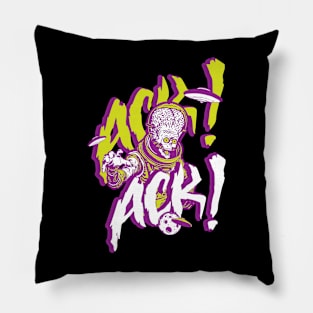 Aliens Ack Ack! Pillow