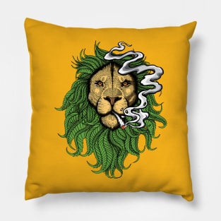 Lion King Smoking Weed Pillow