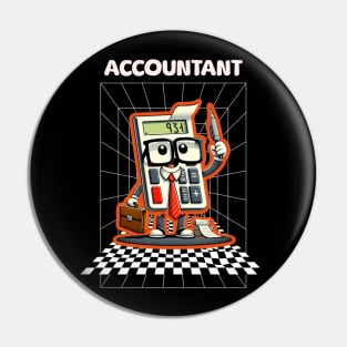 Funny Accountant Pin