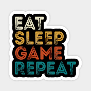 Eat Sleep Game Repeat Magnet