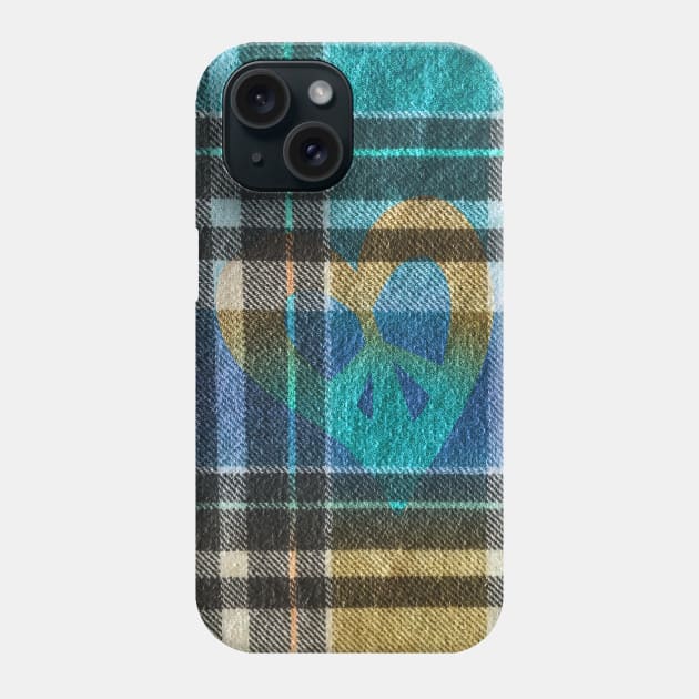 Peace, Love, Flannel Phone Case by CreativePhil