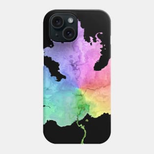 LGBT Rainbow Watercolor Leaves Fall Autumn Phone Case