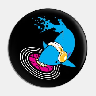 DJ Shark Pin